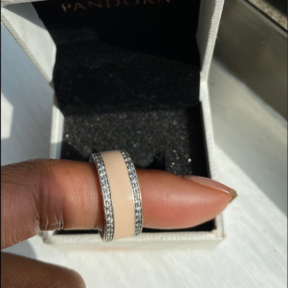 ‘Hearts of Pandora’ Ring Silver & Pink —AVAILABLE